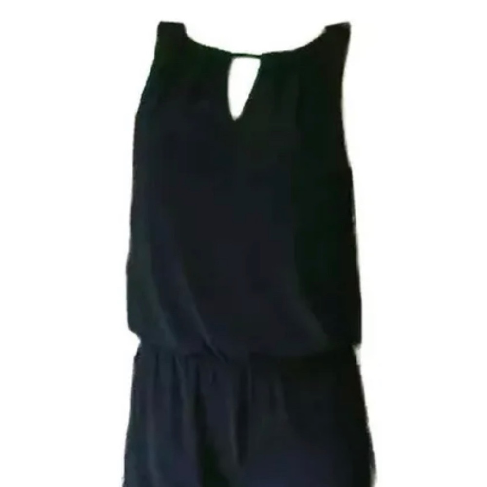 Laundry By Shelli Segal Blouson Jersey Jumpsuit Black Size 6.